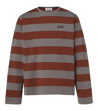 Miu Miu Striped cotton jersey T-shirt | Thumbnail 1
