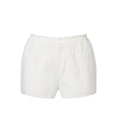Posse Harriet embroidered cotton poplin shorts | Thumbnail 1