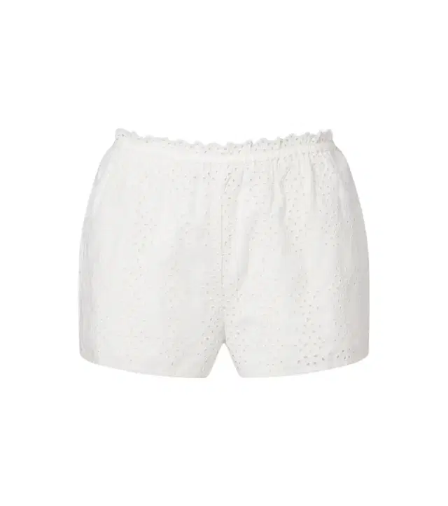 Posse Harriet embroidered cotton poplin shorts