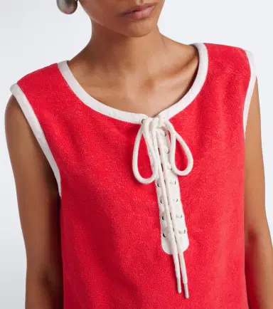 Posse Cody cotton terry minidress | Thumbnail 4