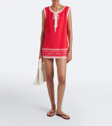 Posse Cody cotton terry minidress | Thumbnail 5