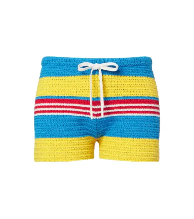 Posse Tammy striped cotton shorts