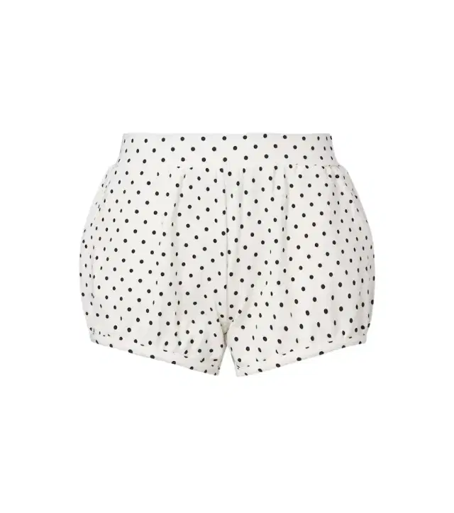 Posse Tommy polka-dot cotton-blend jersey shorts