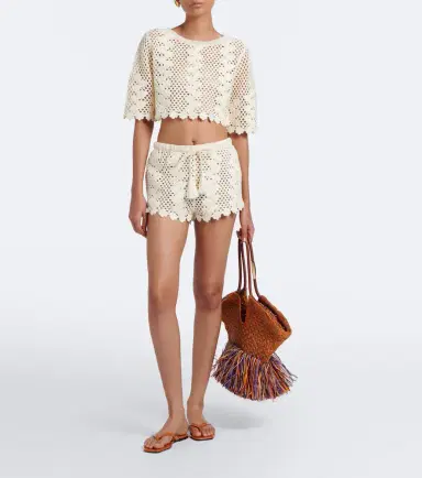 Posse Saskia crochet shorts | Thumbnail 3