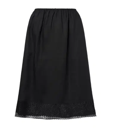 Posse Alfie embroidered linen midi skirt | Thumbnail 1