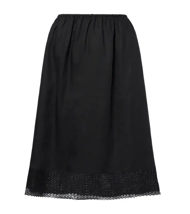 Posse Alfie embroidered linen midi skirt