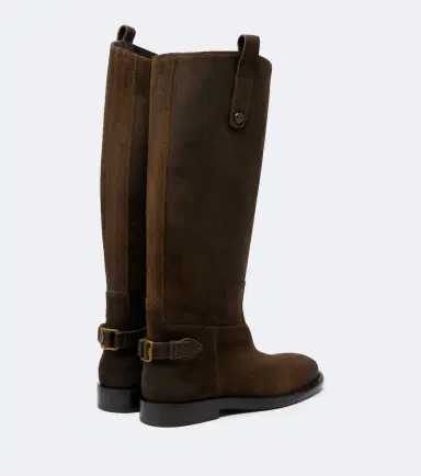 Burberry Cavalier suede knee-high boots | Thumbnail 3