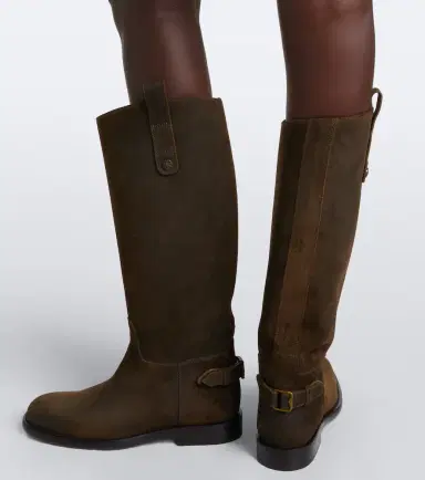 Burberry Cavalier suede knee-high boots | Thumbnail 5