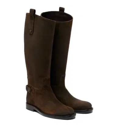 Burberry Cavalier suede knee-high boots | Thumbnail 1