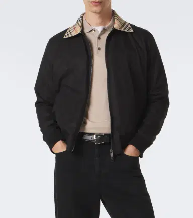 Burberry Check cotton blouson jacket | Thumbnail 4