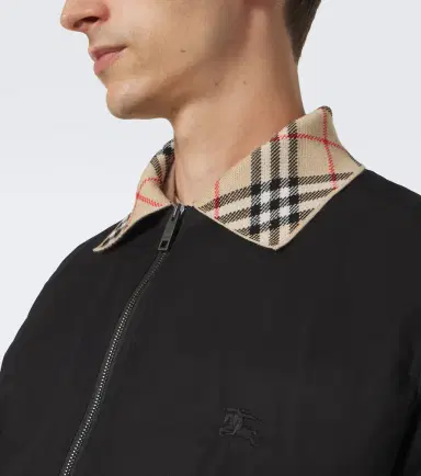 Burberry Check cotton blouson jacket | Thumbnail 5