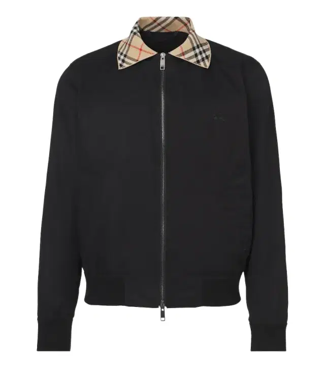 Burberry Check cotton blouson jacket