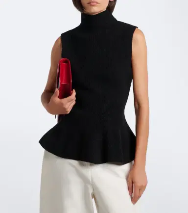 RÓHE Róhe Wool and cashmere turtleneck top | Thumbnail 4