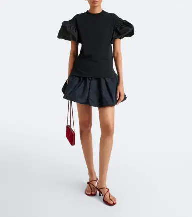 Patou Puff-sleeve cotton jersey T-shirt | Thumbnail 3 Patou Puff-sleeve cotton jersey T-shirt | Thumbnail 3