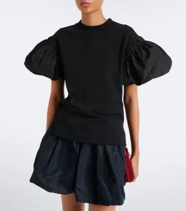 Patou Puff-sleeve cotton jersey T-shirt | Thumbnail 5 Patou Puff-sleeve cotton jersey T-shirt | Thumbnail 5