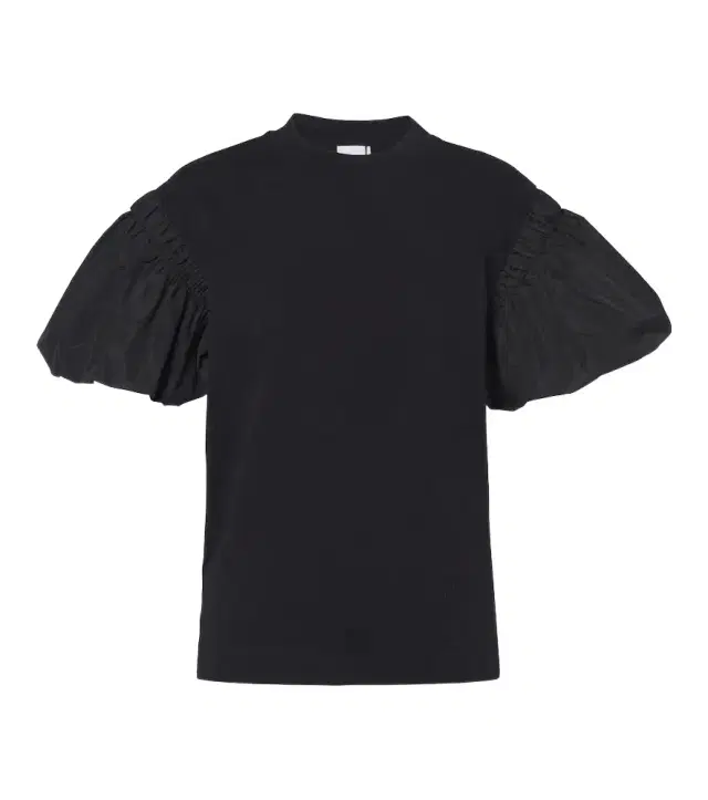 Patou Puff-sleeve cotton jersey T-shirt