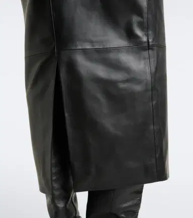 Loulou de Saison Inga leather midi skirt | Thumbnail 2