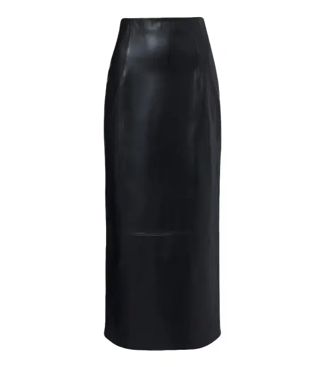 Inga leather midi skirt
