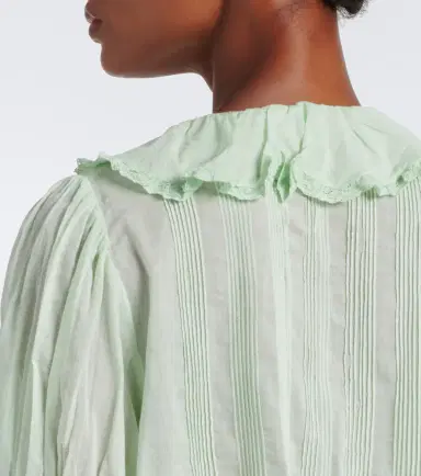 Doen Dôen Henri ruffled cotton top | Thumbnail 5