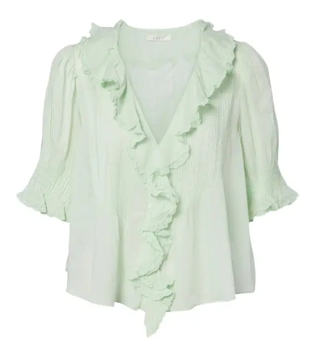 Dôen Henri ruffled cotton top