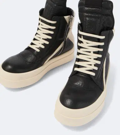 Rick Owens Geobasket leather high-top platform sneakers | Thumbnail 3 Rick Owens Geobasket leather high-top platform sneakers | Thumbnail 3