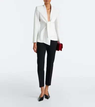 Max Mara Wool-blend slim pants | Thumbnail 4 Max Mara Wool-blend slim pants | Thumbnail 4