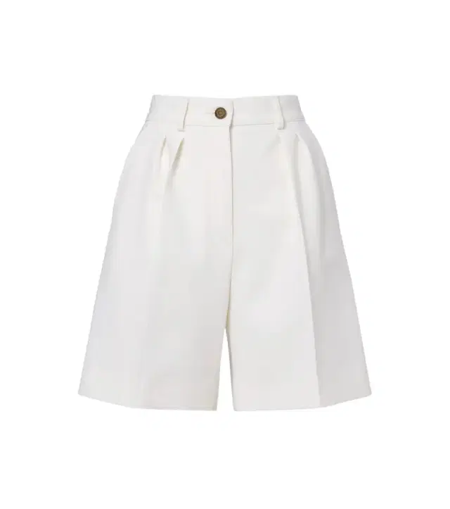 Max Mara Pleated wool-blend Bermuda shorts