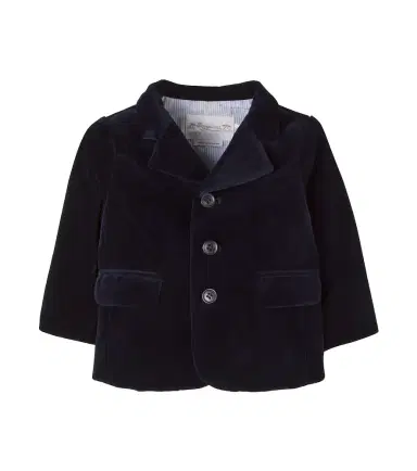 Bonpoint Baby Leopold cotton velvet jacket | Thumbnail 1 Bonpoint Baby Leopold cotton velvet jacket | Thumbnail 1