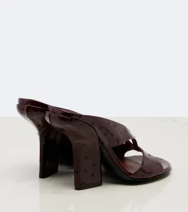 Dries Van Noten Patent leather wedge mules | Thumbnail 2