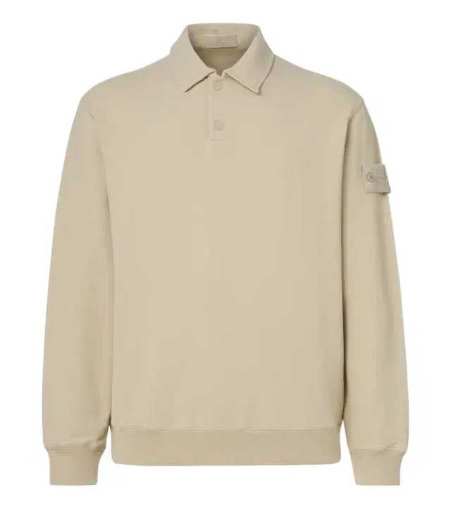Stone Island Ghost cotton-blend jersey polo sweater