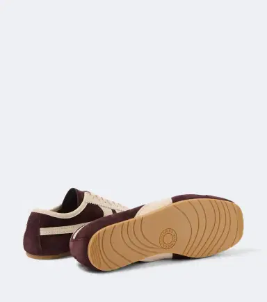 Dries Van Noten Leather-trimmed suede sneakers | Thumbnail 4