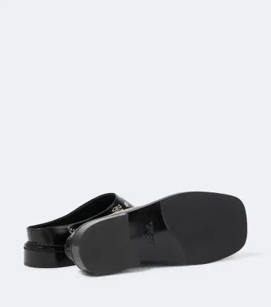 Simone Rocha Embroidered floral leather mules | Thumbnail 4