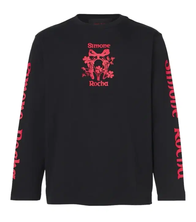 Simone Rocha Printed cotton jersey T-shirt