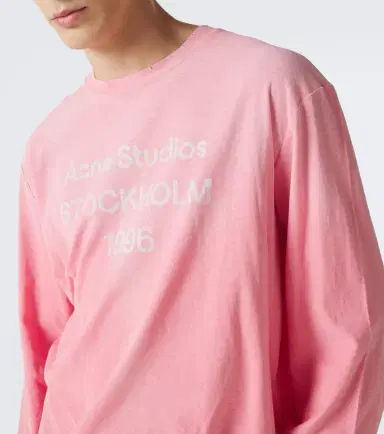 Acne Studios 1996 logo cotton-blend jersey T-shirt | Thumbnail 3