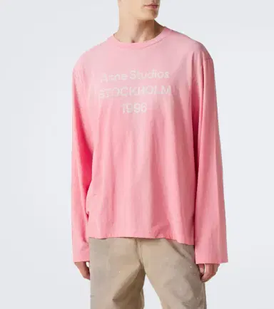 Acne Studios 1996 logo cotton-blend jersey T-shirt | Thumbnail 5