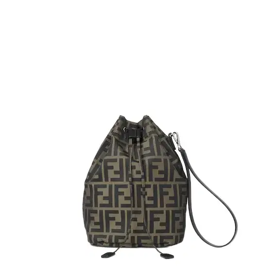 Fendi Ff Light Drawstring Pouch Medium