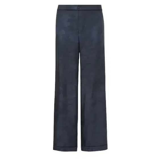 Fendi Straight-cut pyjama-style trousers with patch pockets