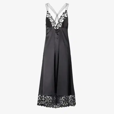 Fendi Slip-style midi dress with a flowing silhouette that | Thumbnail 2