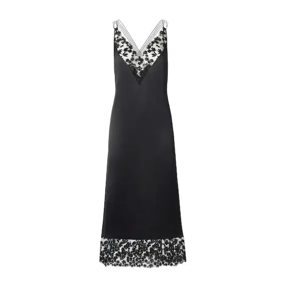 Fendi Slip-style midi dress with a flowing silhouette that