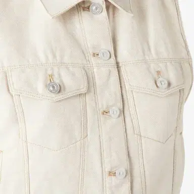 Fendi Short Selleria denim gilet in an organic cotton and linen | Thumbnail 3 Fendi Short Selleria denim gilet in an organic cotton and linen | Thumbnail 3