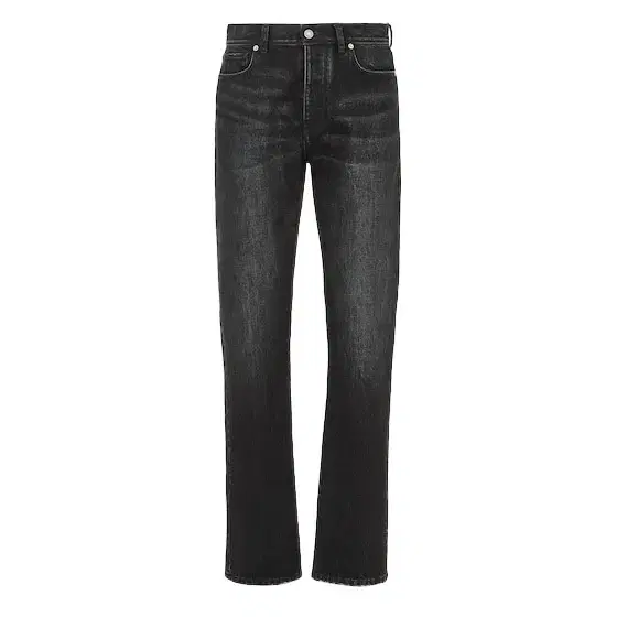 Slim-fit 5-pocket trousers made from black organic cotton