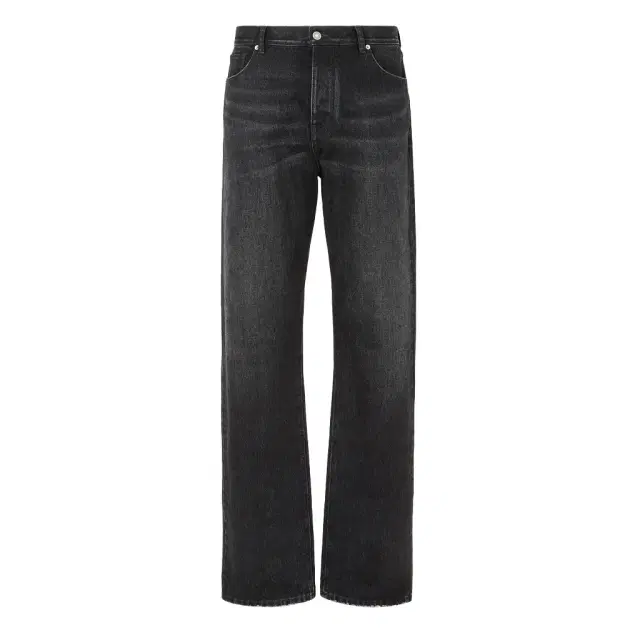 Regular-fit 5-pocket trousers made from black organic