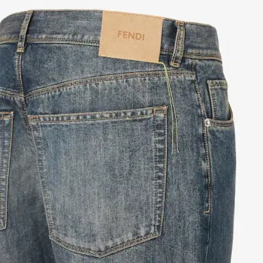 Fendi Regular-fit 5-pocket trousers, made from medium-weight | Thumbnail 3 Fendi Regular-fit 5-pocket trousers, made from medium-weight | Thumbnail 3