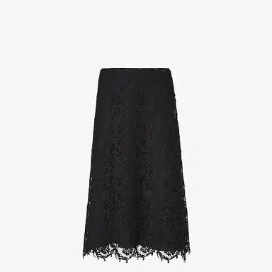 Fendi Midi skirt with a flowing, flared silhouette, made entirely | Thumbnail 2 Fendi Midi skirt with a flowing, flared silhouette, made entirely | Thumbnail 2