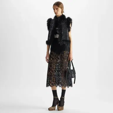 Fendi Midi skirt with a flowing, flared silhouette, made entirely | Thumbnail 7 Fendi Midi skirt with a flowing, flared silhouette, made entirely | Thumbnail 7