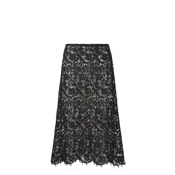 Fendi Midi skirt with a flowing, flared silhouette, made entirely