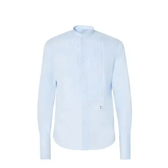 Slim-fit shirt, a men's wardrobe classic, customised with