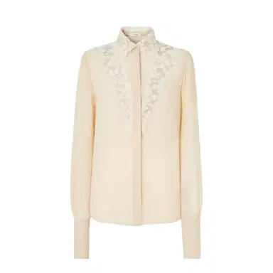 Fendi The lightweight georgette of this slim-fit shirt is | Thumbnail 1