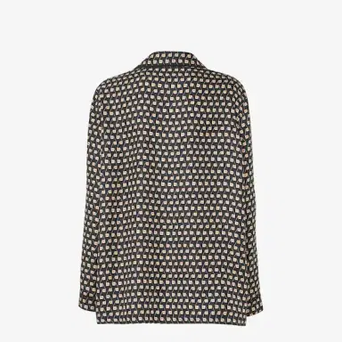 Fendi Flowing pyjama shirt made of silk georgette with | Thumbnail 2 Fendi Flowing pyjama shirt made of silk georgette with | Thumbnail 2