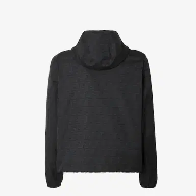 Fendi Drawstring hood blouson made from black FF Zucca jacquard | Thumbnail 2